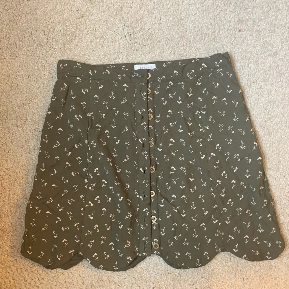 Cooperative urban outfitters scallop edge skirt